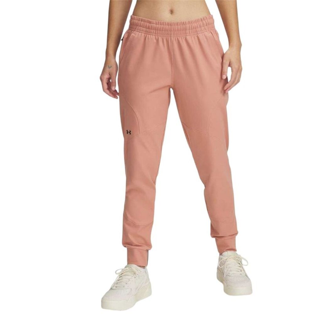 Under Armour Womens/Ladies Unstoppable Performance Tracksuit Bottoms / Pink
